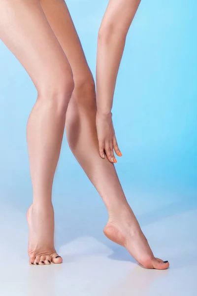 Perfetto piedi femminili puliti — Foto Stock