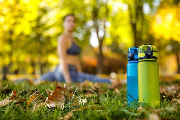 Doing outdoor workout — Stock Photo, Image