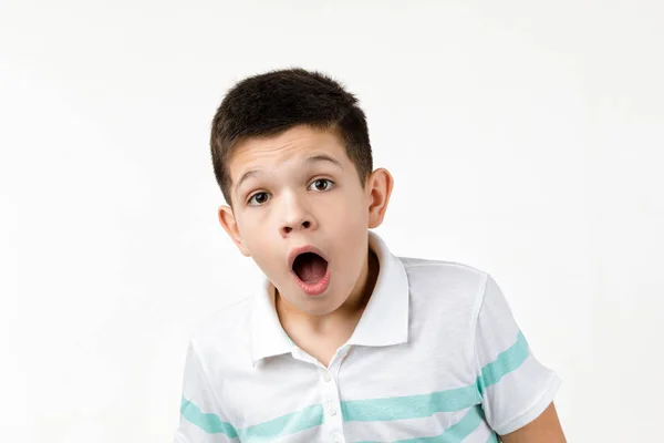 Surprised little child boy — Stock Photo, Image
