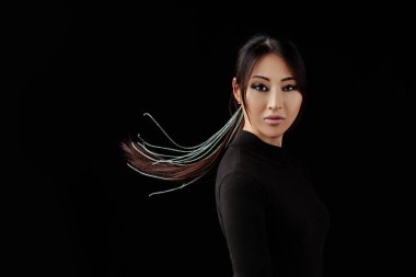 Asyalı manken kızın portresi