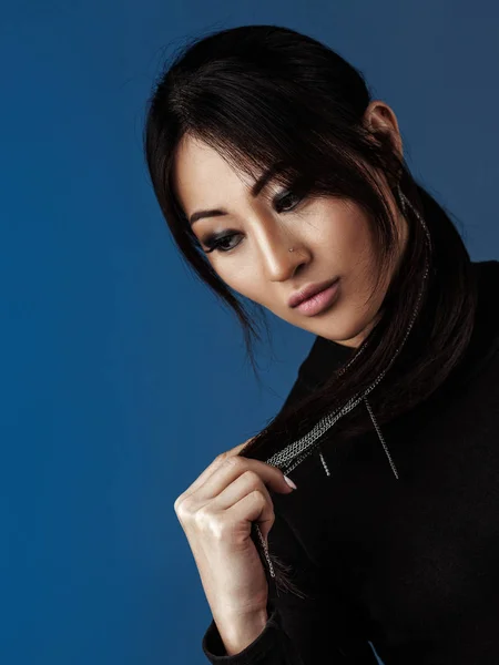Portrait of Asian model fashion girl — Stock Photo, Image