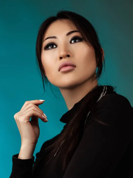 Portrait of Asian model fashion girl — Stock Photo, Image