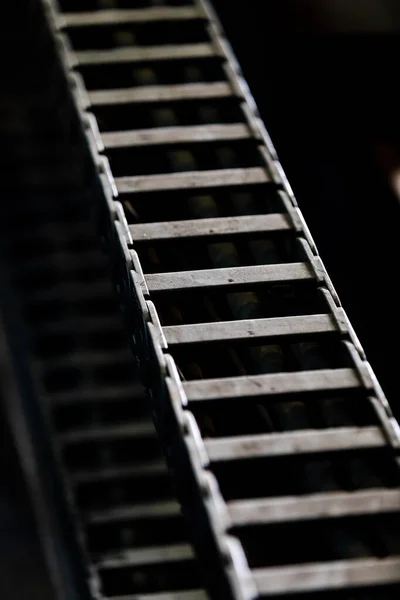 Conveyer belt close up — Stock Photo, Image