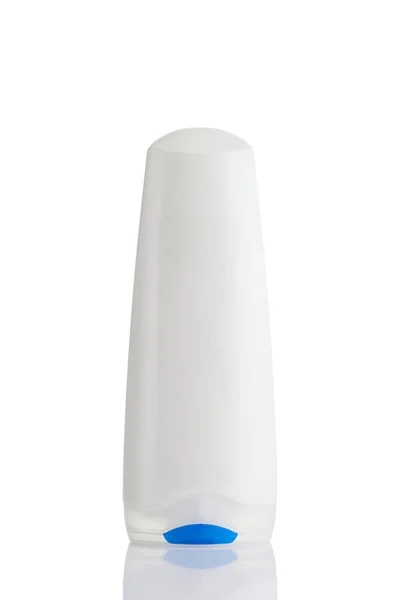 Botella de plástico champú o gel de ducha — Foto de Stock