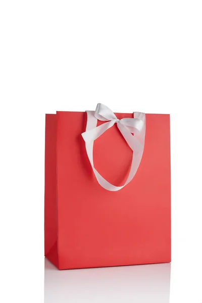 Mock-up della shopping bag bianca — Foto Stock