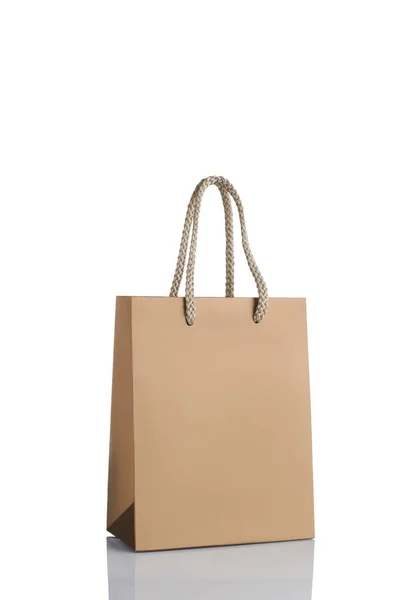 Mock-up bílé nákupní tašky — Stock fotografie