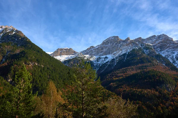 Eine Typische Berglandschaft Ordesa Tal Huesca Spanien — Stockfoto