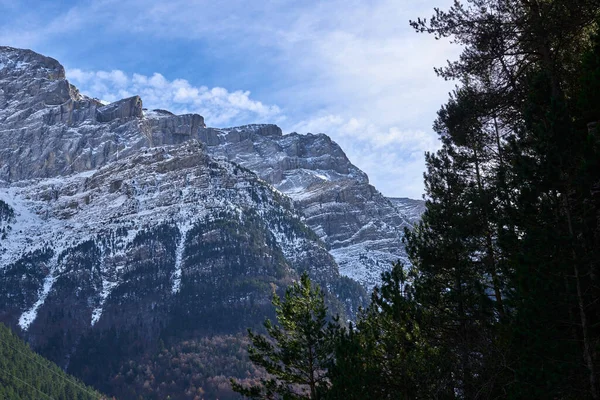 Eine Typische Berglandschaft Ordesa Tal Huesca Spanien — Stockfoto