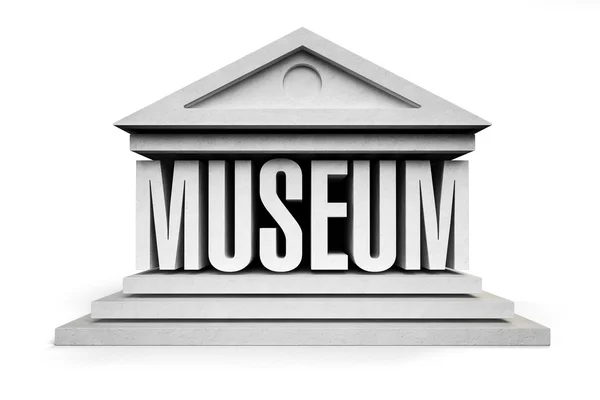 Ikona čáry muzeum — Stock fotografie