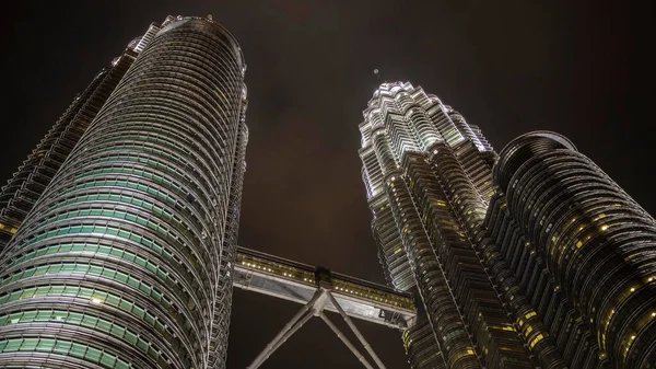 Die Zwillingstürme Des Klcc Kuala Lumpur Malaysia — Stockfoto