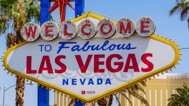 Las Vegas, ABD; 21 Haziran 2018: Muhteşem Las Vegas 'a Hoş Geldiniz