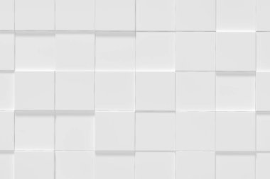 Beyaz küpler soyut arkaplan