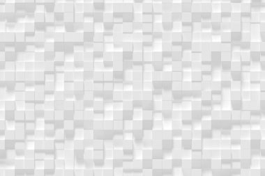 Beyaz küpler soyut arkaplan