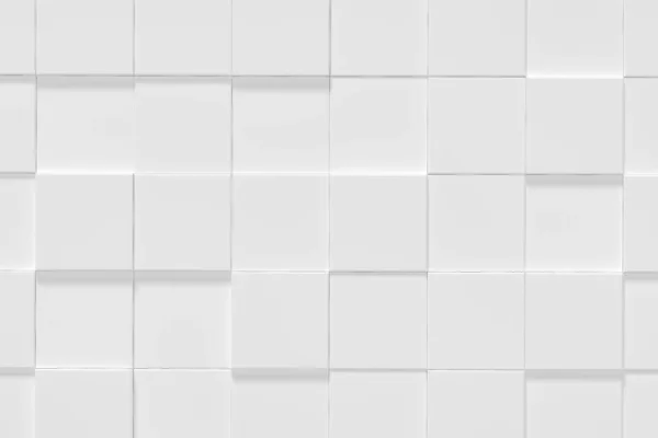 Cubes Blancs Fond Abstrait — Photo