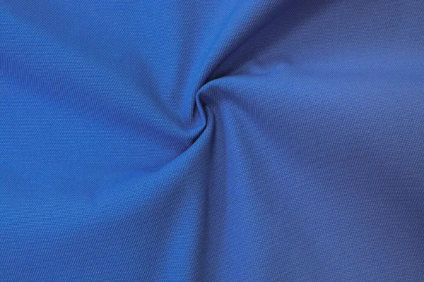 Tecido Algodão Azul Escuro Monocromático Textura Close Tecido Útil Como — Fotografia de Stock