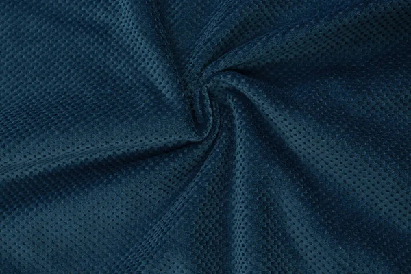 Fundo Azul Veludo Close Textura Têxteis Veludo Macio Útil Como — Fotografia de Stock