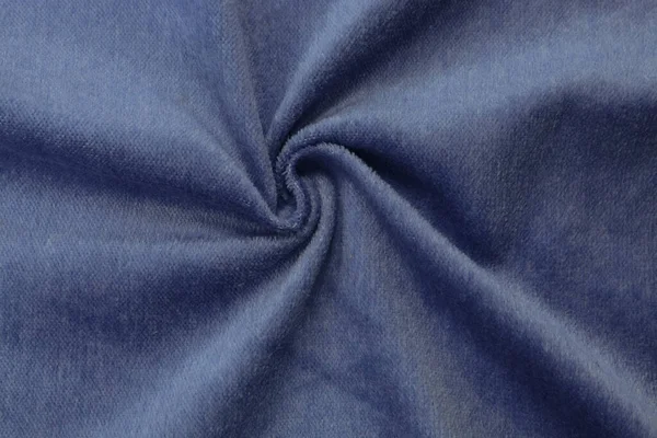 Fløjlsblå Baggrund Nærbillede Tekstur Blødt Fløjlsbukser Nyttigt Som Baggrund - Stock-foto
