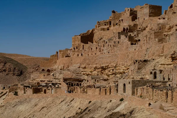 Chenini Est Village Berbère Ruine Dans District Tataouine Dans Sud — Photo