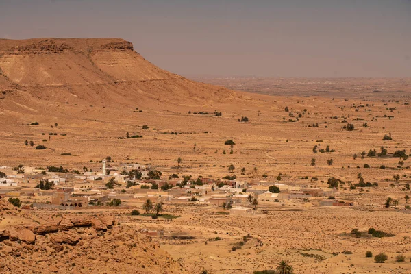 Chenini Зруйноване Берберське Село Районі Татаоїн Півдні Тунісу — стокове фото