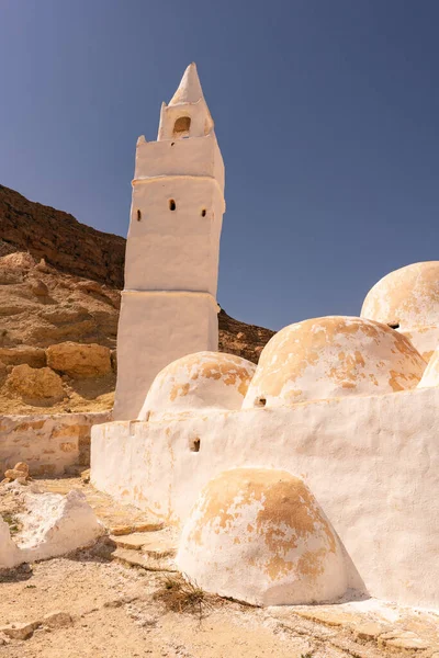 Chenini Είναι Ένα Ερειπωμένο Χωριό Berber Στην Περιοχή Tataouine Στη — Φωτογραφία Αρχείου