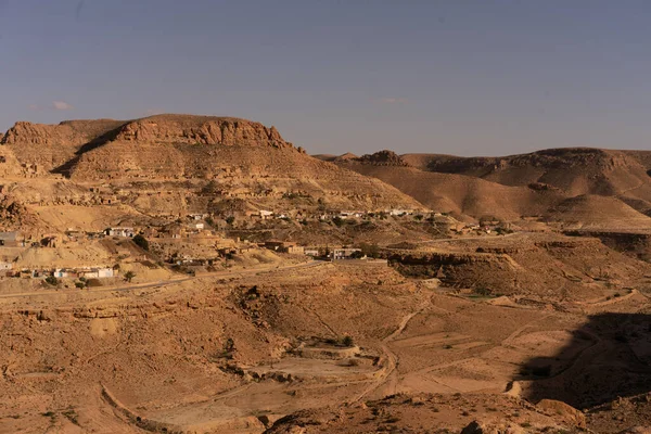 Chenini Ruined Berber Village Tataouine District Southern Tunisia — Stock Photo, Image