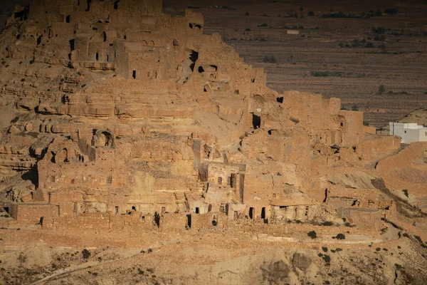 Chenini Est Village Berbère Ruine Dans District Tataouine Dans Sud — Photo