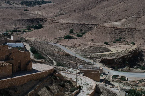 Chenini Förstörd Berber Tataouine Distriktet Södra Tunisien — Stockfoto