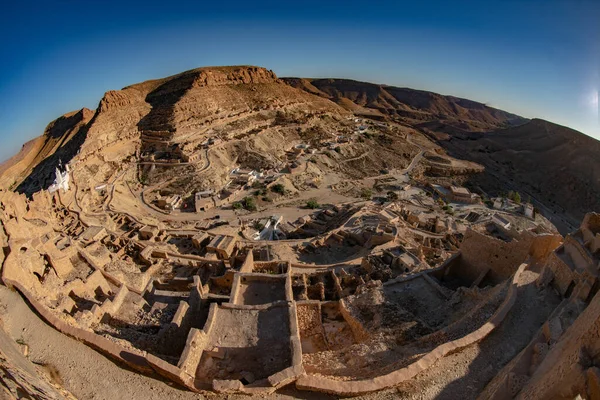 Chenini Pueblo Bereber Ruinas Distrito Tataouine Sur Túnez — Foto de Stock