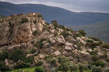 Tunisia 'nın Djebel Bargou Dağı