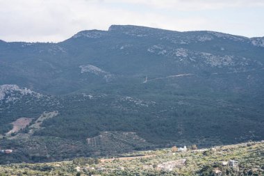 Tunisia 'nın Djebel Bargou Dağı