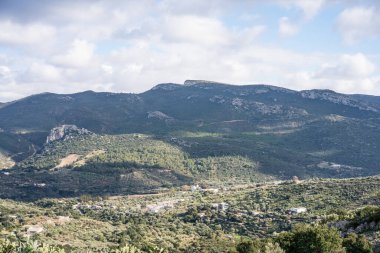 Tunisia 'nın Djebel Bargou Dağı