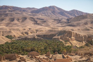 Güney Tunisia Sahara 'nın başlangıcı