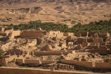 Güney Tunisia Sahara 'nın başlangıcı