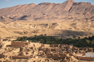 Güney Tunisia Sahara 'nın başlangıcı