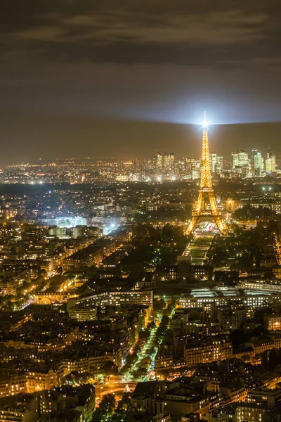 Paris Bei Nacht Frankreich — Stockfoto