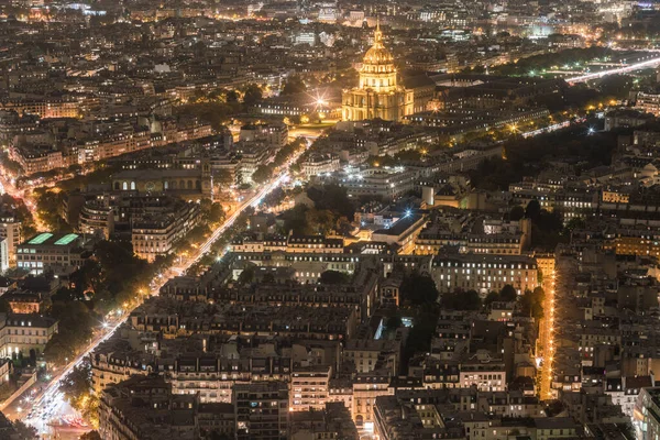 Paris Defense Bei Nacht — Stockfoto