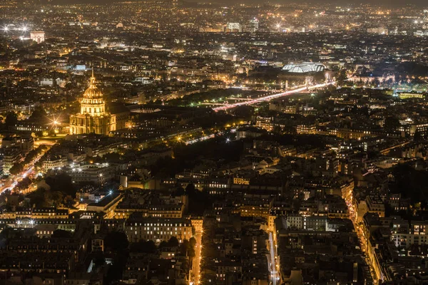 Paris Defense Bei Nacht — Stockfoto