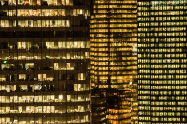 Paris, geceleri La Defans