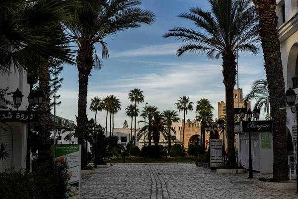 Порт Эль Кантауи Саэль Тунизия Тунисский Кот — стоковое фото