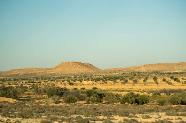 Güney Tunisia 'nın bazı manzaraları:,