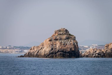 Farklı zembra manzarası, kırılgan bir ekosistem ile Tunus adası