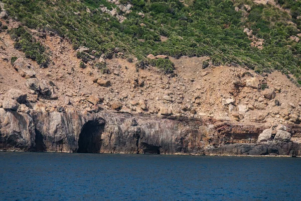 Vue Différente Zembra Île Tunisienne Écosystème Fragile — Photo