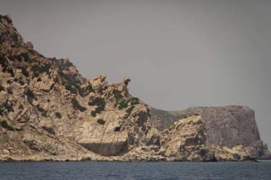 Farklı zembra manzarası, kırılgan bir ekosistem ile Tunus adası