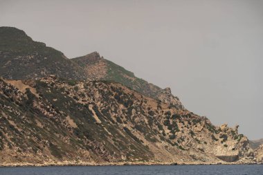 Farklı zembra manzarası, kırılgan bir ekosistem ile Tunus adası