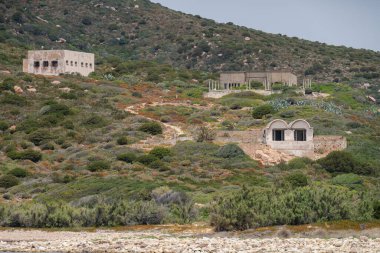 Farklı zembra manzarası, kırılgan bir ekosistem ile Tunus adası