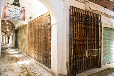 Sousse, Tunus 'un Medina' sından bazı görüntüler