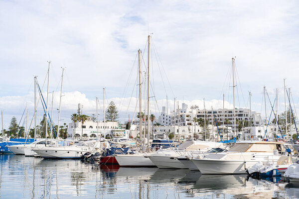 Port El Kantaoui, Marina tourist complex near Sousse, Tunisia
