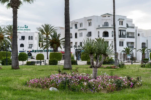 Port Kantaoui Complejo Turístico Marina Cerca Sousse Túnez — Foto de Stock