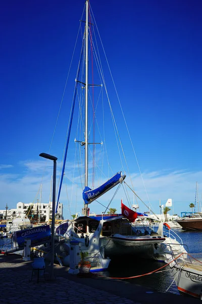 Port Kantaoui Yachthafen Der Nähe Von Sousse Tunesien — Stockfoto