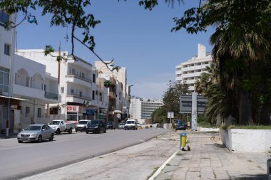 Susa manzarası, sahil ve sokak, Tunus